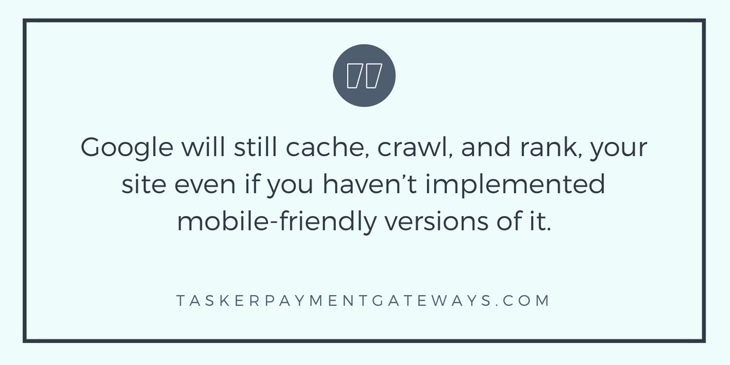 mobile-first indexing quote image caching crawling and ranking non-mobile sites